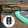 image:imageElectric Paddle Board Pump 20PSI SUP Air Pump with Inflation amp Deflation Functions amp 12V DC Car Connector Portable Quick Inflator for Inflatable Paddleboard Kayaks Boats and Air MattressesGreen