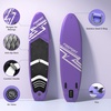 image:imageFBSPORT 11 Premium Stand Up Paddle Board Yoga Board with SUP Accessories amp Carry Bag  Wide Stance Surf Control NonSlip Deck Leash Paddle and Pump for Youth amp AdultPurple