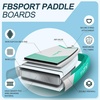 image:imageFBSPORT 11 Premium Stand Up Paddle Board Yoga Board with SUP Accessories amp Carry Bag  Wide Stance Surf Control NonSlip Deck Leash Paddle and Pump for Youth amp AdultLight Brown
