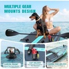 image:imageFBSPORT 11 Premium Stand Up Paddle Board Yoga Board with SUP Accessories amp Carry Bag  Wide Stance Surf Control NonSlip Deck Leash Paddle and Pump for Youth amp AdultBlue Teal