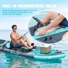 image:imageFBSPORT 11 Premium Stand Up Paddle Board Yoga Board with SUP Accessories amp Carry Bag  Wide Stance Surf Control NonSlip Deck Leash Paddle and Pump for Youth amp AdultBlue Teal