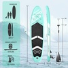 image:imageFBSPORT 11 Premium Stand Up Paddle Board Yoga Board with SUP Accessories amp Carry Bag  Wide Stance Surf Control NonSlip Deck Leash Paddle and Pump for Youth amp AdultMint Green