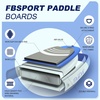 image:imageFBSPORT 11 Premium Stand Up Paddle Board Yoga Board with SUP Accessories amp Carry Bag  Wide Stance Surf Control NonSlip Deck Leash Paddle and Pump for Youth amp AdultBlue