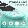 image:imageFBSPORT 11 Premium Stand Up Paddle Board Yoga Board with SUP Accessories amp Carry Bag  Wide Stance Surf Control NonSlip Deck Leash Paddle and Pump for Youth amp AdultMint Green