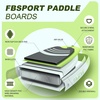 image:imageFBSPORT 11 Premium Stand Up Paddle Board Yoga Board with SUP Accessories amp Carry Bag  Wide Stance Surf Control NonSlip Deck Leash Paddle and Pump for Youth amp AdultFruit Green