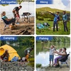 image:imageFBSPORT 2 Pack Portable Camping Chairs Lightweight Backpacking Chair Compact amp Heavy Duty for Camp Backpack Hiking Beach Picnic with Carry Bag