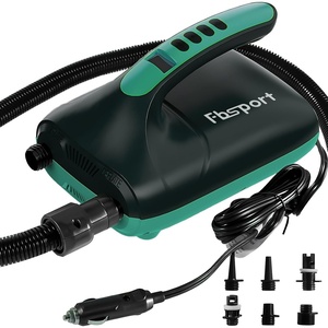 image:imageElectric Paddle Board Pump 20PSI SUP Air Pump with Inflation amp Deflation Functions amp 12V DC Car Connector Portable Quick Inflator for Inflatable Paddleboard Kayaks Boats and Air MattressesDark Green