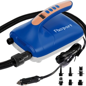 image:imageElectric Paddle Board Pump 20PSI SUP Air Pump with Inflation amp Deflation Functions amp 12V DC Car Connector Portable Quick Inflator for Inflatable Paddleboard Kayaks Boats and Air MattressesBlue Grey