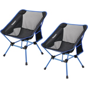 image:imageFBSPORT 2 Pack Portable Camping Chairs Lightweight Backpacking Chair Compact amp Heavy Duty for Camp Backpack Hiking Beach Picnic with Carry Bag