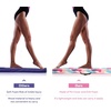 image:imageFBSPORT 810ft Balance Beam Folding Floor Gymnastics Equipment PU Leather for Kids AdultsNon Slip Rubber Base Gymnastics Beam for Training Practice Professional Home TrainingPink Blue