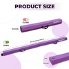 image:imageFBSPORT 810ft Balance Beam Folding Floor Gymnastics Equipment PU Leather for Kids AdultsNon Slip Rubber Base Gymnastics Beam for Training Practice Professional Home Trainingpurple