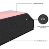 image:imageFBSPORT 810ft Balance Beam Folding Floor Gymnastics Equipment PU Leather for Kids AdultsNon Slip Rubber Base Gymnastics Beam for Training Practice Professional Home TrainingPink Purple