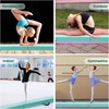 image:imageFBSPORT 810ft Balance Beam Folding Floor Gymnastics Equipment PU Leather for Kids AdultsNon Slip Rubber Base Gymnastics Beam for Training Practice Professional Home Traininggreen