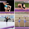 image:imageFBSPORT 810ft Balance Beam Folding Floor Gymnastics Equipment PU Leather for Kids AdultsNon Slip Rubber Base Gymnastics Beam for Training Practice Professional Home Trainingpurple