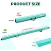 image:imageFBSPORT 810ft Balance Beam Folding Floor Gymnastics Equipment PU Leather for Kids AdultsNon Slip Rubber Base Gymnastics Beam for Training Practice Professional Home Traininggreen