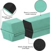 image:imageFBSPORT 8ft9ft95ft Balance Beam Folding Gymnastics Beam Foam Balance Floor Beam Equipment for Kids Adults Suede Cover Anti Slip Base with Carry Bag for Home School Gym TrainingGreen