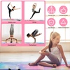 image:imageFBSPORT 8ft9ft95ft Balance Beam Folding Gymnastics Beam Foam Balance Floor Beam Equipment for Kids Adults Suede Cover Anti Slip Base with Carry Bag for Home School Gym TrainingPink Green