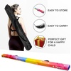image:imageFBSPORT 8ft9ft95ft Balance Beam Folding Gymnastics Beam Foam Balance Floor Beam Equipment for Kids Adults Suede Cover Anti Slip Base with Carry Bag for Home School Gym TrainingRed Blue