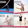 image:imageFBSPORT 8ft9ft95ft Balance Beam Folding Gymnastics Beam Foam Balance Floor Beam Equipment for Kids Adults Suede Cover Anti Slip Base with Carry Bag for Home School Gym TrainingPink