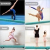 image:imageFBSPORT 8ft9ft95ft Balance Beam Folding Gymnastics Beam Foam Balance Floor Beam Equipment for Kids Adults Suede Cover Anti Slip Base with Carry Bag for Home School Gym TrainingGreen