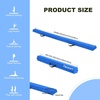 image:imageFBSPORT 8ft9ft95ft Balance Beam Folding Gymnastics Beam Foam Balance Floor Beam Equipment for Kids Adults Suede Cover Anti Slip Base with Carry Bag for Home School Gym TrainingBlue