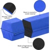image:imageFBSPORT 8ft9ft95ft Balance Beam Folding Gymnastics Beam Foam Balance Floor Beam Equipment for Kids Adults Suede Cover Anti Slip Base with Carry Bag for Home School Gym TrainingBlue