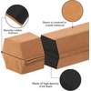 image:imageFBSPORT 8ft9ft95ft Balance Beam Folding Gymnastics Beam Foam Balance Floor Beam Equipment for Kids Adults Suede Cover Anti Slip Base with Carry Bag for Home School Gym TrainingBrown