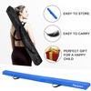 image:imageFBSPORT 8ft9ft95ft Balance Beam Folding Gymnastics Beam Foam Balance Floor Beam Equipment for Kids Adults Suede Cover Anti Slip Base with Carry Bag for Home School Gym TrainingBlue