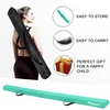 image:imageFBSPORT 8ft9ft95ft Balance Beam Folding Gymnastics Beam Foam Balance Floor Beam Equipment for Kids Adults Suede Cover Anti Slip Base with Carry Bag for Home School Gym TrainingGreen