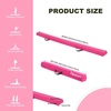 image:imageFBSPORT 8ft9ft95ft Balance Beam Folding Gymnastics Beam Foam Balance Floor Beam Equipment for Kids Adults Suede Cover Anti Slip Base with Carry Bag for Home School Gym TrainingPink