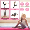 image:imageFBSPORT 8ft9ft95ft Balance Beam Folding Gymnastics Beam Foam Balance Floor Beam Equipment for Kids Adults Suede Cover Anti Slip Base with Carry Bag for Home School Gym TrainingPink