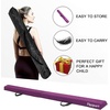 image:imageFBSPORT 8ft9ft95ft Balance Beam Folding Gymnastics Beam Foam Balance Floor Beam Equipment for Kids Adults Suede Cover Anti Slip Base with Carry Bag for Home School Gym TrainingPurple