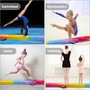 image:imageFBSPORT 8ft9ft95ft Balance Beam Folding Gymnastics Beam Foam Balance Floor Beam Equipment for Kids Adults Suede Cover Anti Slip Base with Carry Bag for Home School Gym TrainingRed Blue