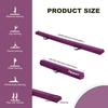 image:imageFBSPORT 8ft9ft95ft Balance Beam Folding Gymnastics Beam Foam Balance Floor Beam Equipment for Kids Adults Suede Cover Anti Slip Base with Carry Bag for Home School Gym TrainingPurple