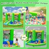 image:imageFBSPORT Bounce House with Slide for Toddler Kids 36 Indoor Backyard GreenGreen