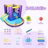 image:imageFBSPORT Bounce House with Slide for Toddler Kids 36 Indoor Backyard GreenPurple