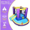 image:imageFBSPORT Bounce House with Slide for Toddler Kids 36 Indoor Backyard GreenPurple