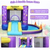 image:imageFBSPORT Bounce House with Slide for Toddler Kids 36 Indoor Backyard GreenPurple
