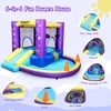 image:imageFBSPORT Bounce House with Slide for Toddler Kids 36 Indoor Backyard GreenPurple