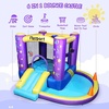 image:imageFBSPORT Bounce House with Slide for Toddler Kids 36 Indoor Backyard GreenPurple