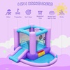 image:imageFBSPORT Bounce House with Slide for Toddler Kids 36 Indoor Backyard GreenPurple Blue