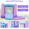 image:imageFBSPORT Bounce House with Slide for Toddler Kids 36 Indoor Backyard GreenPurple Blue