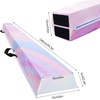 image:imageFBSPORT Folding Balance Beam 6FT8FT Gymnastics Floor BeamLight Purple