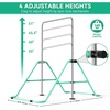 image:imageFBSPORT Gymnastics Bar for Kids Adjustable Height Gymnastic Horizontal BarGreen