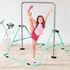 image:imageFBSPORT Gymnastics Bar for Kids Adjustable Height Gymnastic Horizontal BarGreen