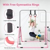 image:imageFBSPORT Gymnastics Bar for Kids Adjustable Height Gymnastic Horizontal BarPink