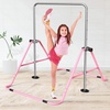 image:imageFBSPORT Gymnastics Bar for Kids Adjustable Height Gymnastic Horizontal BarPink