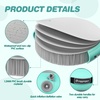 image:imageFBSPORT Inflatable Air Gymnastics Mat Training Mats 33ft Training Mats with Pump 8 inches Thickness Gymnastics Mat for HomeTrainingCheerleadingYogaWater Use Green