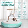 image:imageFBSPORT Inflatable Air Gymnastics Mat Training Mats 33ft Training Mats with Pump 8 inches Thickness Gymnastics Mat for HomeTrainingCheerleadingYogaWater Use Green