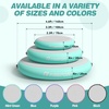 image:imageFBSPORT Inflatable Air Gymnastics Mat Training Mats 33ft Training Mats with Pump 8 inches Thickness Gymnastics Mat for HomeTrainingCheerleadingYogaWater Use Green